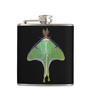 Luna Moth Flachmann