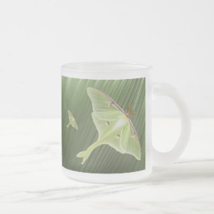 Luna Moth Mattglastasse