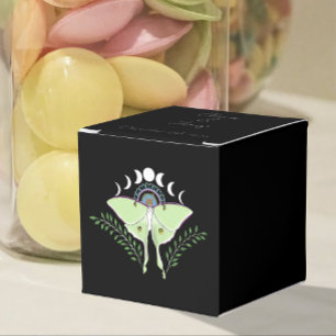 Luna Moth Moon Phases Geschenkschachtel