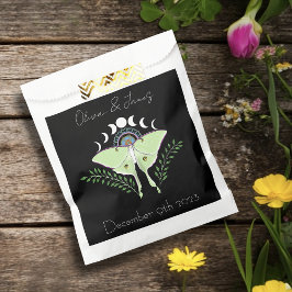 Luna Moth Moon Phases Wedding Geschenktütchen