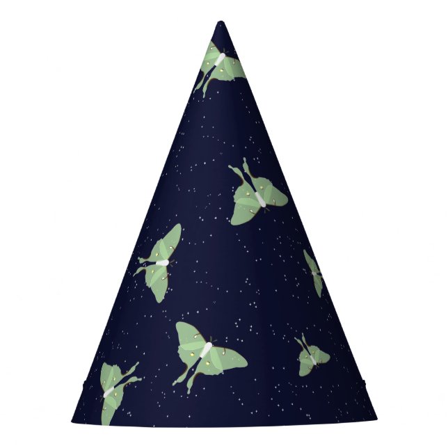 Luna Moth Partyhütchen (Vorderseite)