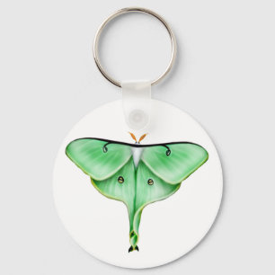 Luna Moth Schlüsselanhänger