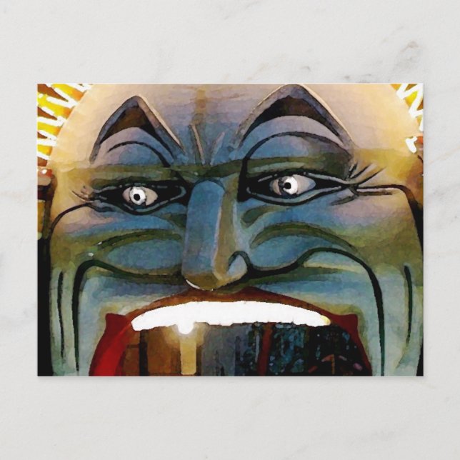 Luna Mouthful Postkarte (Vorderseite)