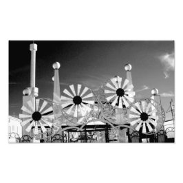 "Luna Park Eingangs-" photographischer Druck