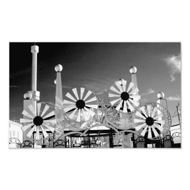 "Luna Park Eingangs-" photographischer Druck (Vorne)