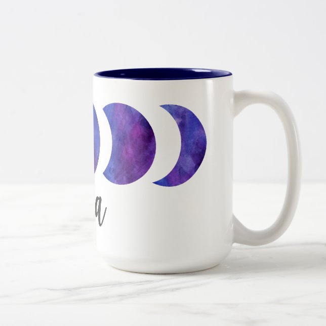 Luna Phase Kaffeepause Tasse (Rechts)