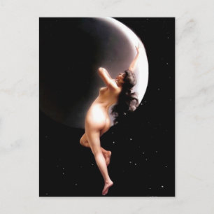Luna Postkarte