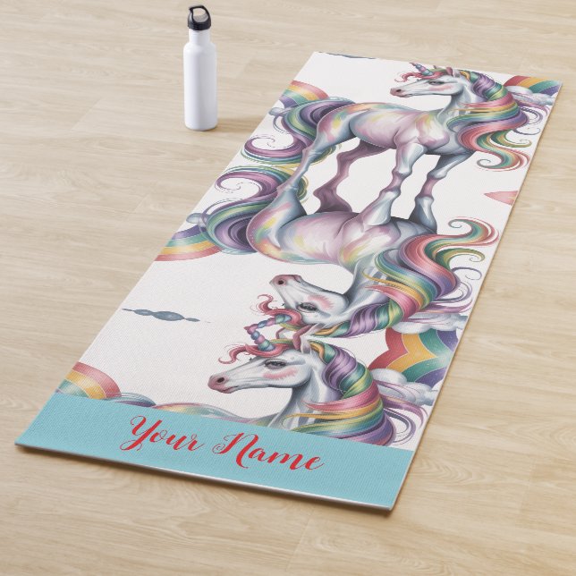 Luna Rainbows Magischer Geburtstag Yogamatte (Beispiel)