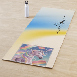 Luna Regenbogen Magischer Geburtstag Yogamatte