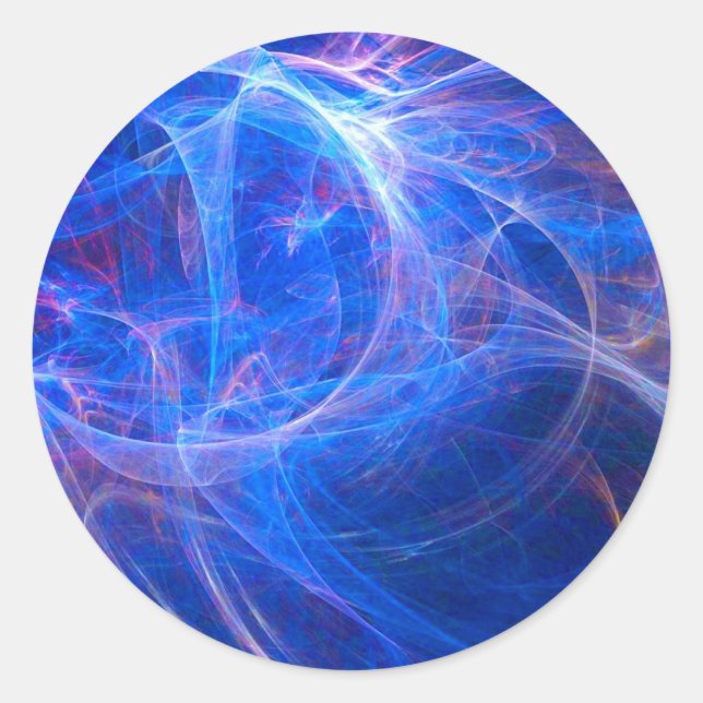 Luna Runder Aufkleber (Vorderseite)