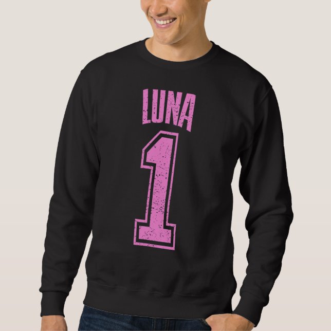 Luna Supporter Nummer 1 Großer Lüfter Sweatshirt (Vorderseite)