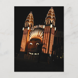 Luna-Sydney-Gesicht Postkarte