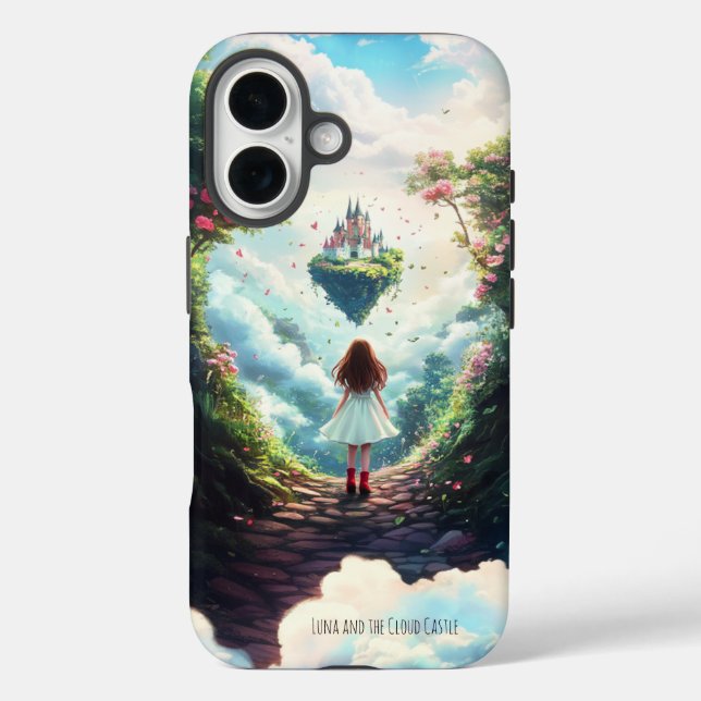 Luna und das Cloud Castle - iPhone 16 Fall Case-Mate iPhone Hülle (Rückseite)