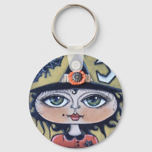 Luna Witch Halloween Keychain Schlüsselanhänger