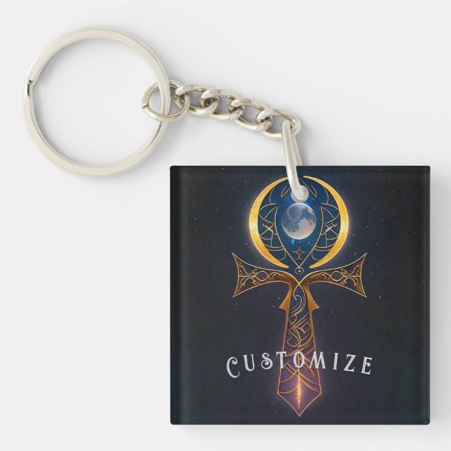 Lunar Ankh Schlüsselanhänger (Vorderseite)