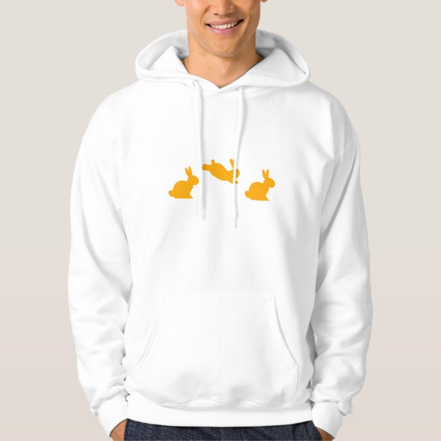 Lunar Bunny Bedeutung • Gelbes Zeichen Sweatshirt (Vorderseite)