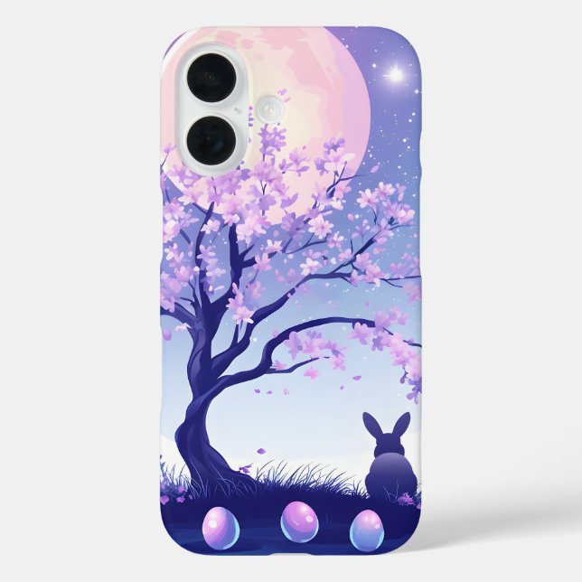 Lunar Bunny Night Case-Mate iPhone Hülle (Rückseite)