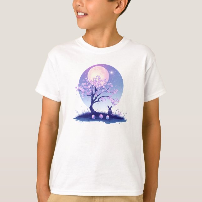 Lunar Bunny Night T-Shirt (Vorderseite)