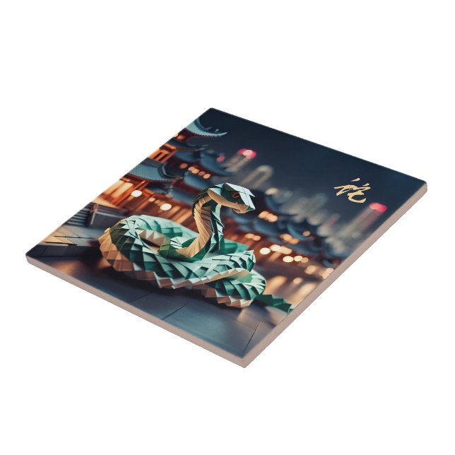 Lunar Chinesisches Neujahr Schlange 2025 Geburtsta Fliese (Seite)