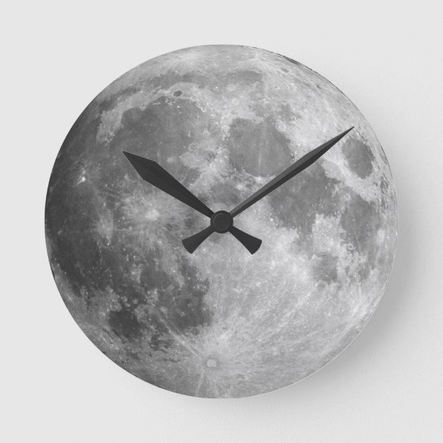 Lunar Clock Runde Wanduhr (Vorderseite)