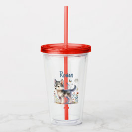 Lunar Cub - Baby Wolf Tumbler Acryltrinkbecher