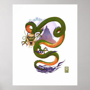 Lunar Dragon Poster