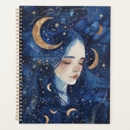 Lunar Dreamscape Spiral Planner Planer
