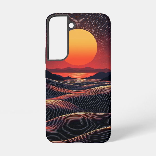 Lunar Dunes Phone Case Samsung Galaxy Hülle (Rückseite)