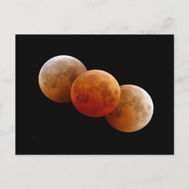 Lunar Eclipse Postkarte (Vorderseite)