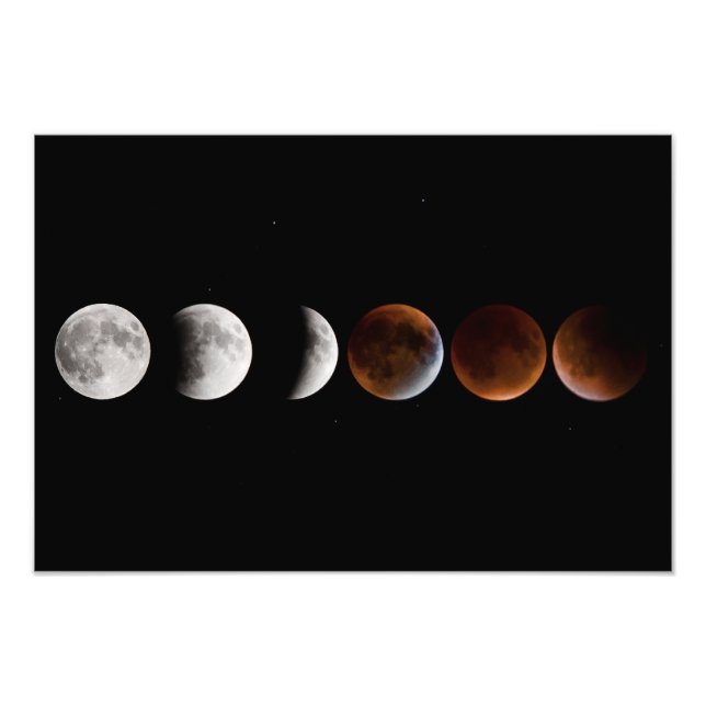 Lunar Eclipse Sequence Fotodruck (Vorne)