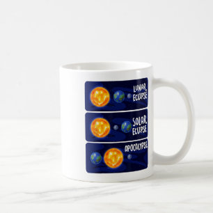 Lunar Eclipse Solar Apokalypse Astrologie Kaffeetasse