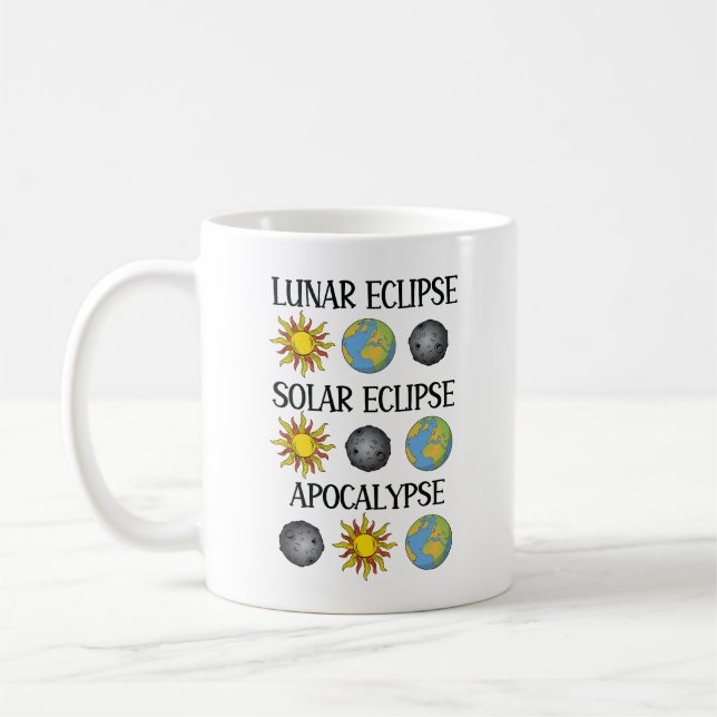 Lunar Eclipse Solar Eclipse Apokalypse Sonstiges R Kaffeetasse (Links)
