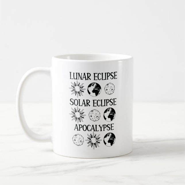 Lunar Eclipse Solar Eclipse Apokalypse Sonstiges R Kaffeetasse (Links)