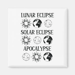 Lunar Eclipse Solar Eclipse Apokalypse Sonstiges R Magnet