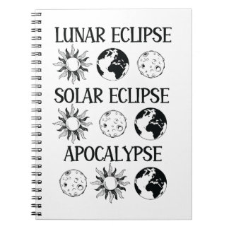 Lunar Eclipse Solar Eclipse Apokalypse Sonstiges R Notizblock