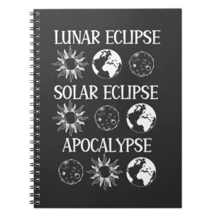 Lunar Eclipse Solar Eclipse Apokalypse Sonstiges R Notizblock