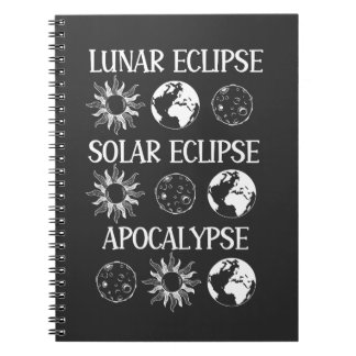Lunar Eclipse Solar Eclipse Apokalypse Sonstiges R Notizblock