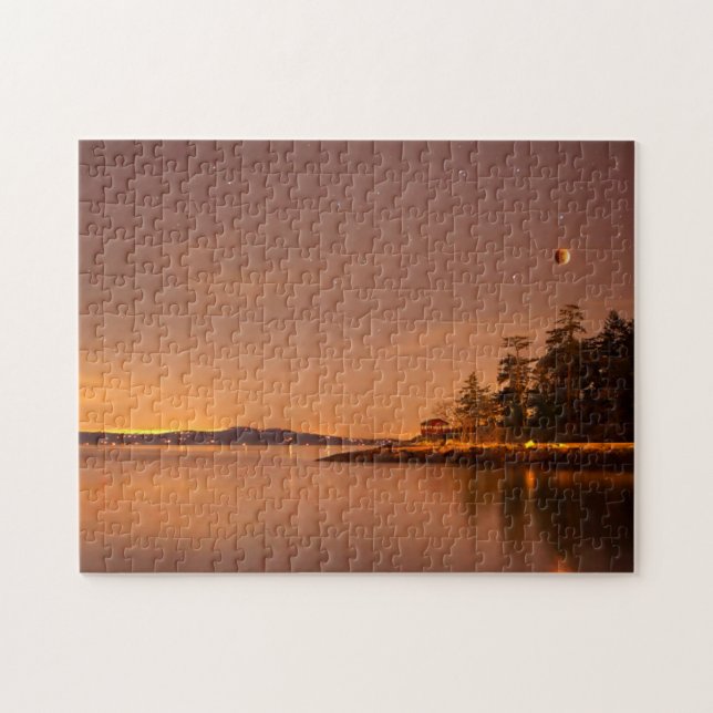 Lunar Eclipse | Victoria, British Columbia Puzzle (Horizontal)