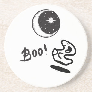 Lunar Ghost Boo Getränkeuntersetzer