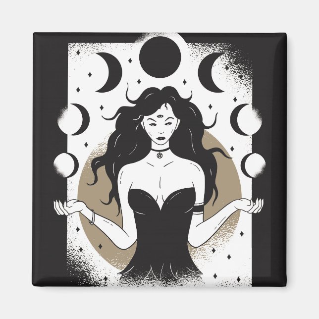 Lunar Goddess Magnet (Vorne)