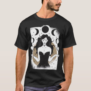 LUNAR GODESS Kostüm Wiccan Wicca Magick Mo T-Shirt