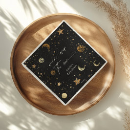 Lunar Gold Dream Party Napkins Serviette