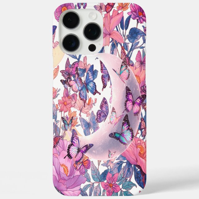 Lunar iPhone Case - Celestial Moon Design (Rückseite)