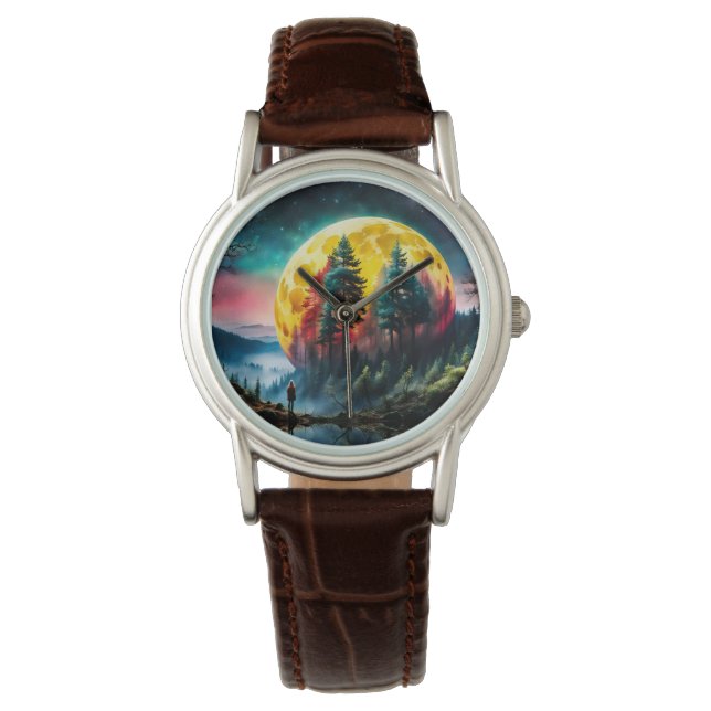 Lunar Landung, der Moon Armbanduhr (Vorderseite)