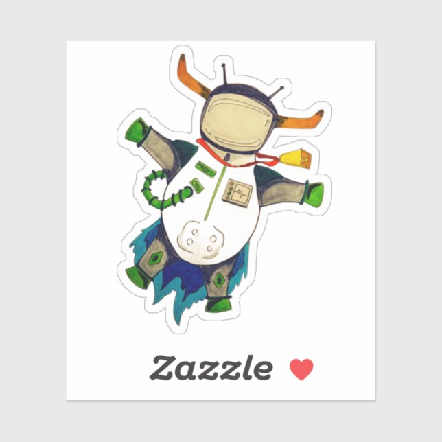 Lunar Longhorn Aufkleber (Blatt)