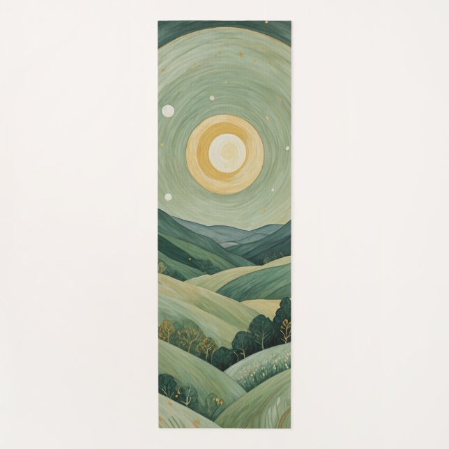 Lunar Lullaby Yogamatte (Vorderseite)