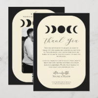 Lunar Luxe Black & Cream Moon Phase Wedding