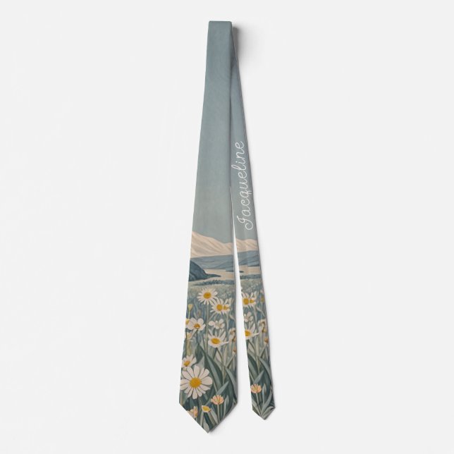 Lunar Meadow Personalisiert Krawatte (Vorderseite)