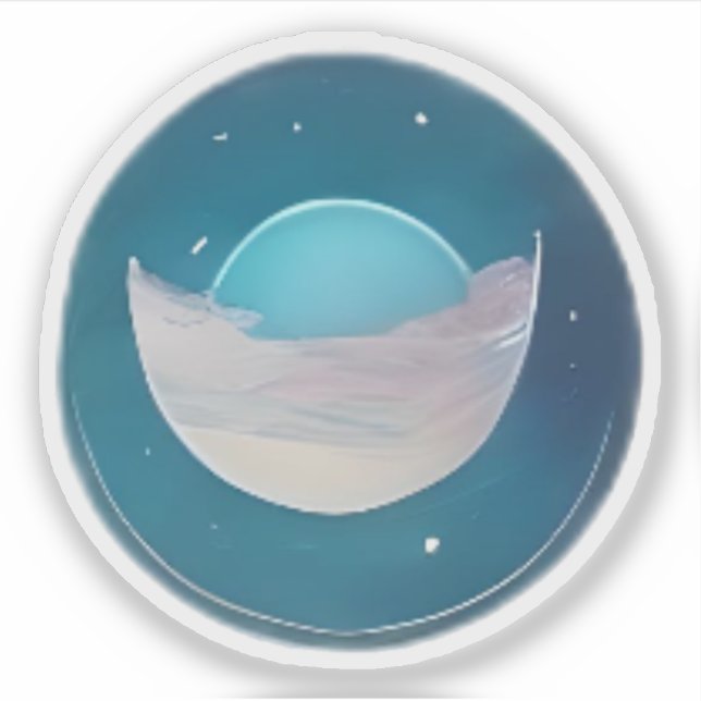 Lunar Mirage Aufkleber (Vorderseite)