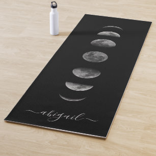 Lunar Mondphasen Personalisierter Himmelsname Yogamatte